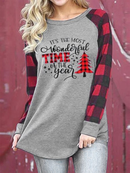 

Checked/Plaid Casual Shirts & Tops, As picture, T-Shirts
