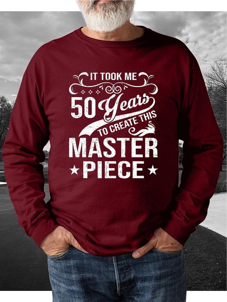 

Casual Fun Print Long Sleeve Sweatshirt, Brick red, Hoodies&Sweatshirts