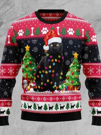 

Crew Neck Vintage Long Sleeve Shirts & Tops, As picture, T-shirt