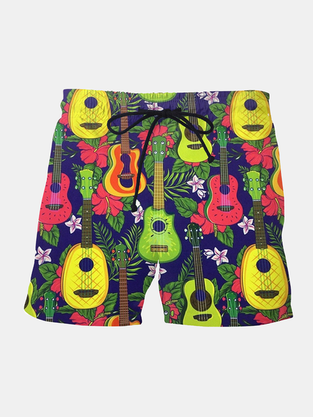 

Leaves Pants, Multicolor, Men's shorts