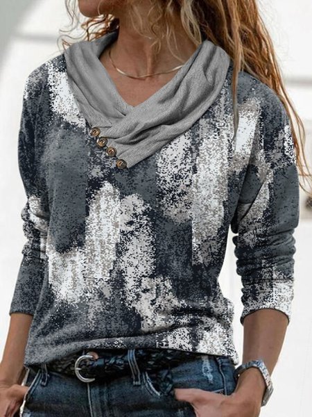 

Casuale a Righe Allentare Top, Come immagine, Blouses & Shirts