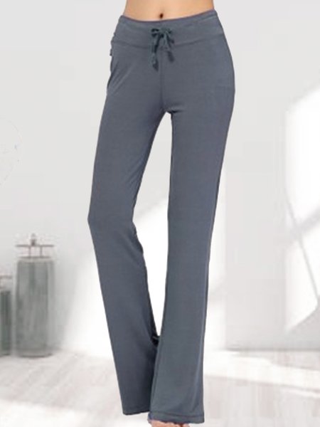

Allentare Tinta unita Pantaloni, Grigio scuro, Pants