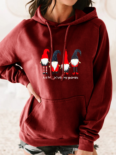 

Natale Pupazzo di neve Allentare Casuale Felpa, Vino rosso, Hoodies & Sweatshirts