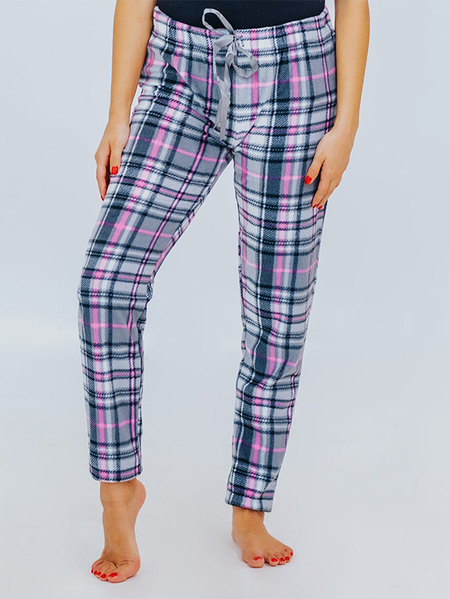 

Casuale Cotone Allentare Pantaloni, Grigio, Pants