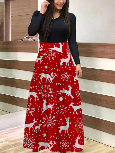

Cotton Vintage Dresses, Deep pink, Casual Dresses