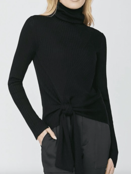 

Winter Simple Regular Fit High Neck Long sleeve Sweater, Black, Pullovers