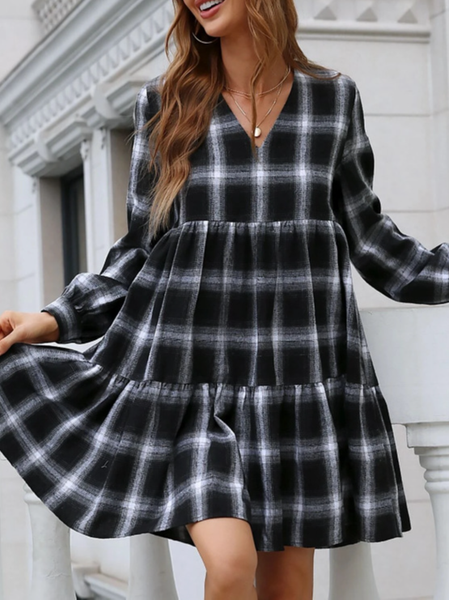 

Loosen Casual Dresses, Black, Casual Dresses