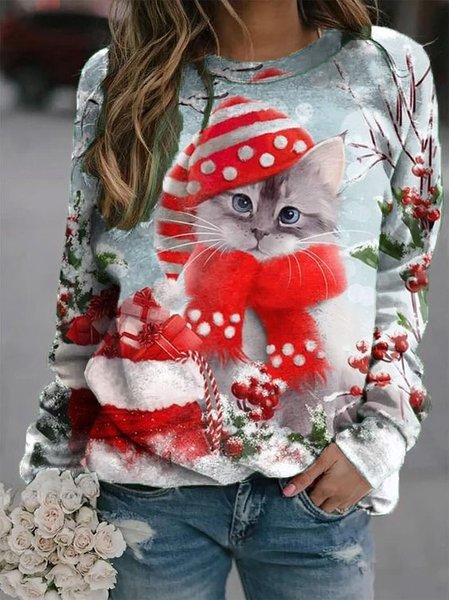 

Casual Cotton Loosen Sweatshirt, Multicolor, Hoodies & Sweatshirts