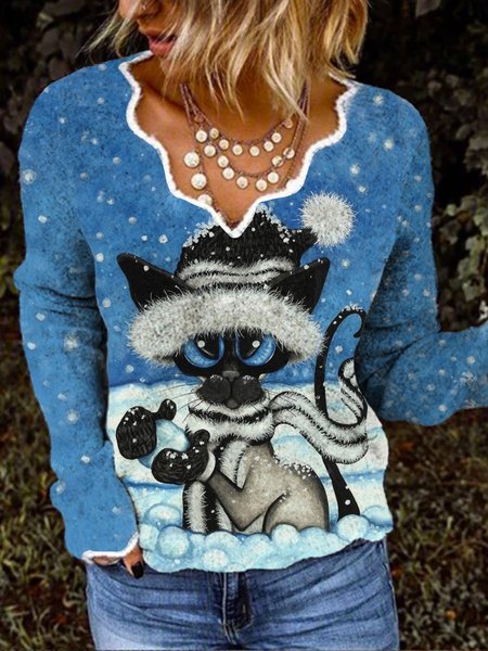 

Animal Shirts & Tops, Blue, Tops
