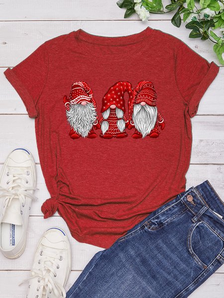 

Christmas Casual Shirts & Tops, Red, T-shirts