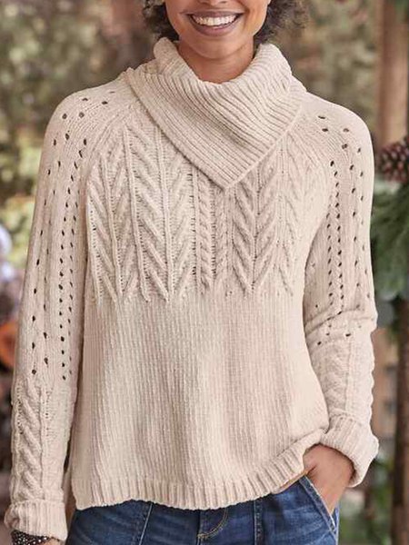

Plain Statement Sweater, White, Sweaters & Cardigans