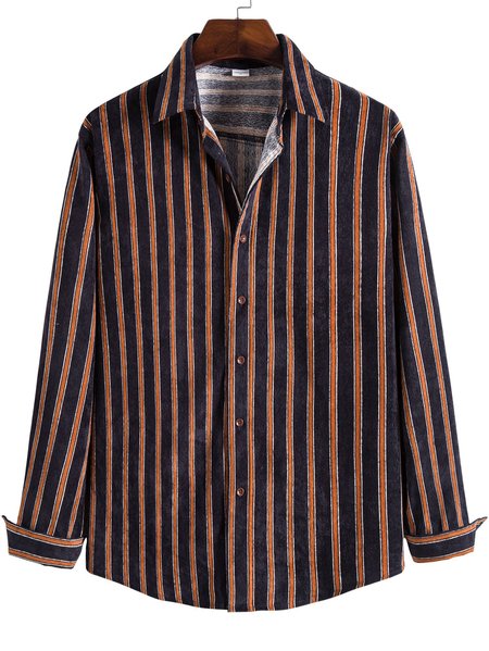 

Vintage Shirt Collar Shirts, Orange, Jacket