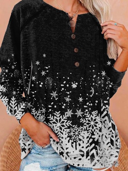 

Printed Statement Shirts & Tops, Black, Tops
