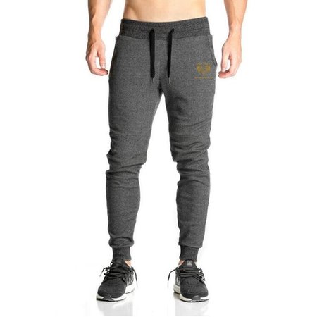 

Animal Cotton Pants, Deep gray, Pants