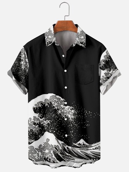 

Vintage Beach Shirts & Tops, Black, Men's Floral shirt