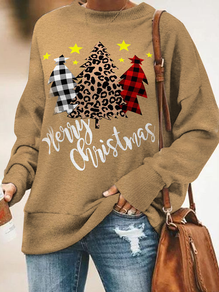 

Basics Crew Neck Christmas Tree Sweatshirts, Khaki, Sweatshirts & Hoodies