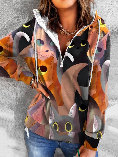 

Loosen Animal Sweatshirt, Multicolor, Sweatshirts & Hoodies