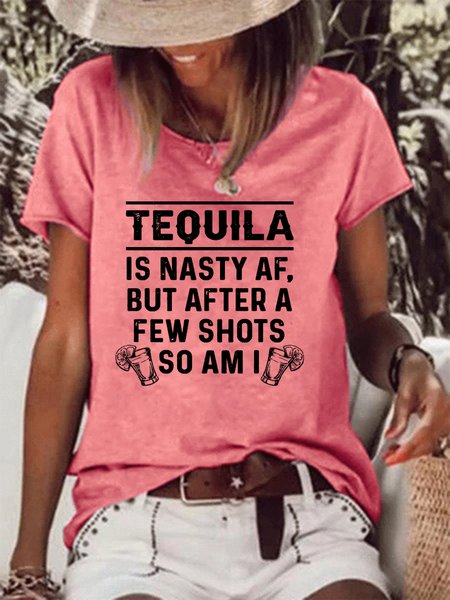 

Tequila Is Nasty AF Women's T-shirt, Red, T-shirts