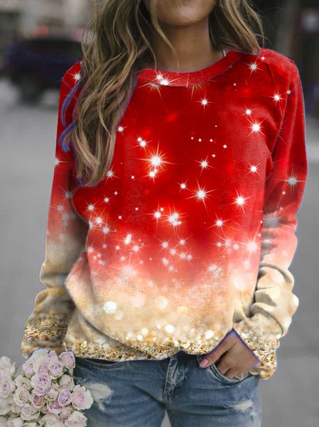 

Christmas Casual Sweatshirt, As picture, Hoodies&Sweatshirts