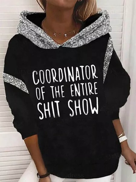 

Loosen Color Block Hooded Sweatshirt, Black, Sweatshirts & Hoodies