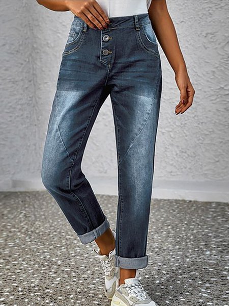 

Regular Fit Pants, Blue, Pants