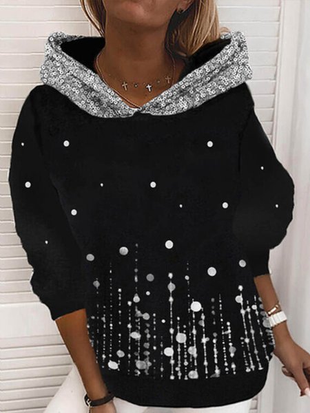 

Color Block Loosen Vintage Sweatshirt, Black, Sweatshirts & Hoodies