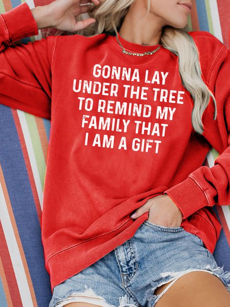 

Christmas Sweatshirt, Red, Hoodies&Sweatshirts