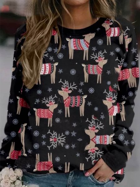 

Vintage Christmas Snowman Sweatshirt, Multicolor, Sweatshirts & Hoodies