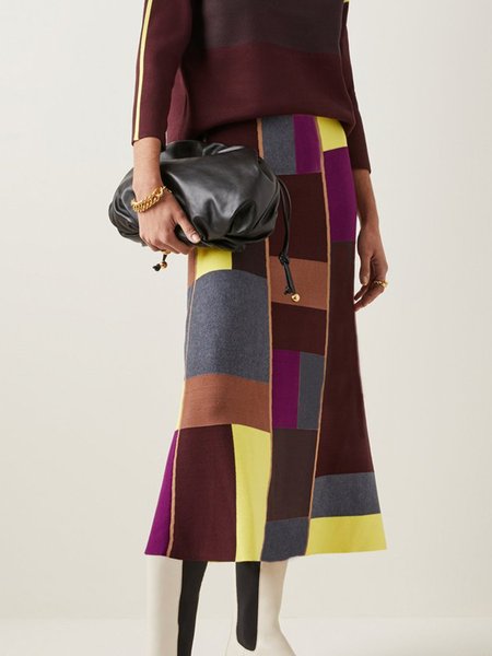 

Lady Regular Fit Midi Skirt, Multicolor, Midi Skirts