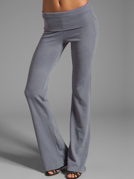 

Solid Sports Pants, Grey-blue, Pants