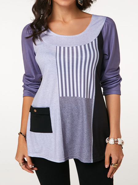 

Crew Neck Vintage Shirts & Tops, Gray, T-Shirts