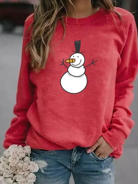 

Christmas fun printing gift Women's sweatshirt, Red, Hoodies&Sweatshirts