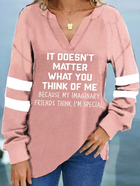 

Loosen Sweet Top, Pink, Long sleeves