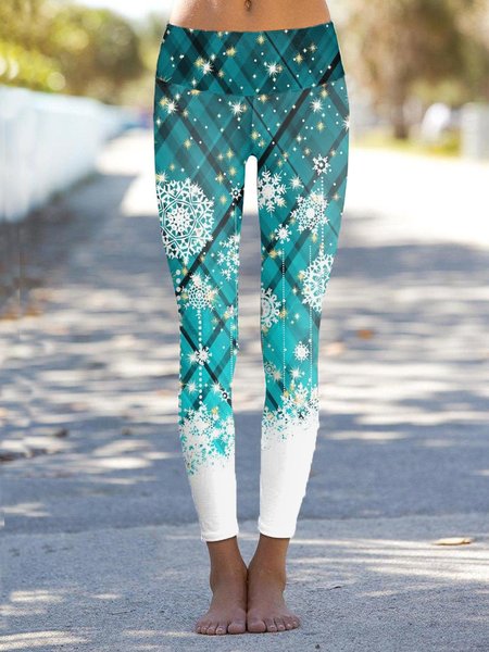 

Christmas casual Pants, As picture, Leggings