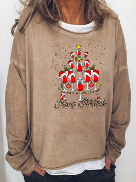

Christmas Wine Sweatshirt, Khaki, Hoodies&Sweatshirts