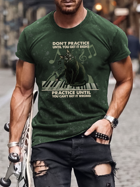 

Outdoor Crew Neck Short Sleeve Shirts & Tops, As picture, Men's t-shirts