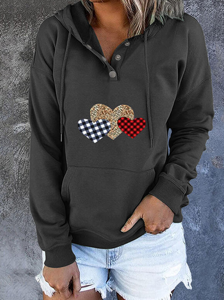

Casual Geometric Fur Collar Off Shoulder Sweatshirt, Deep gray, Sweatshirts & Hoodies