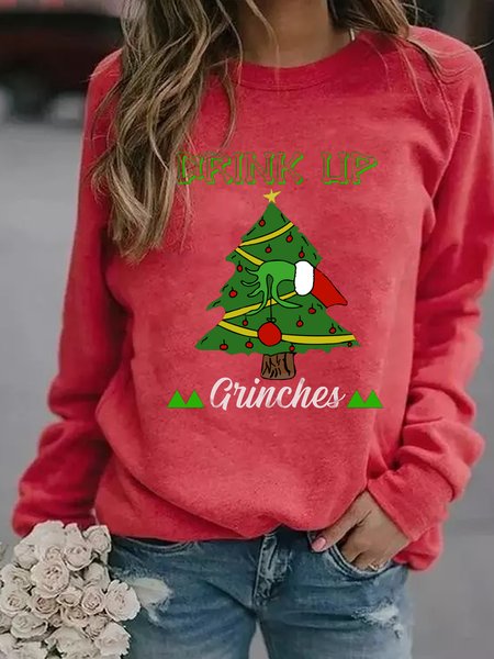 

Drink Up Grinches Women's Sweatshirt, Red, Hoodies&Sweatshirts
