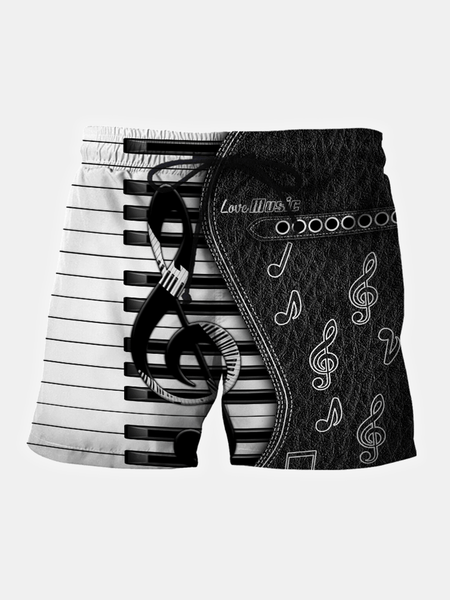 

Printed Shorts, As picture, Men's shorts
