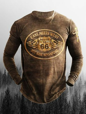 

Cotton Long Sleeve Casual Shirts & Tops, T-shirt