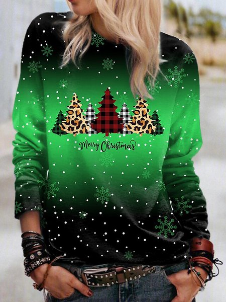

Christmas Casual Sweatshirt, Green, Hoodies & Sweatshirts