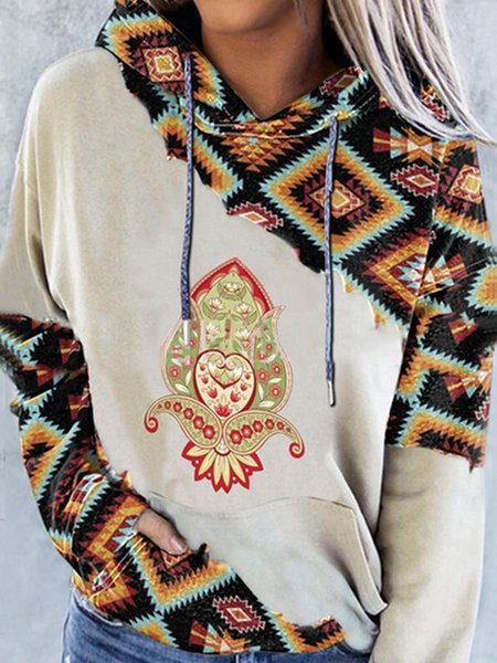 

Cartoon Hooded Loosen Sweatshirt, Multicolor, Sweatshirts & Hoodies