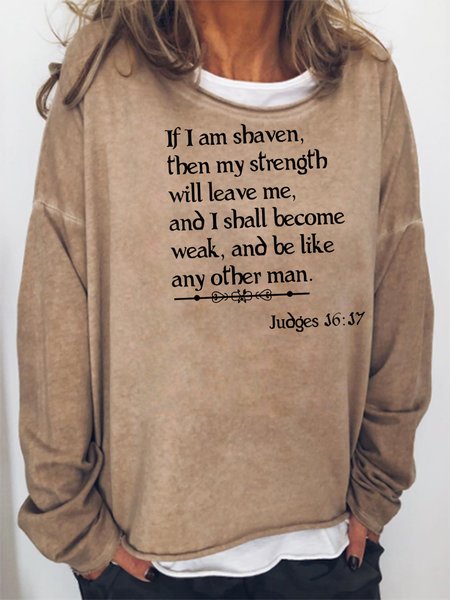 

Beard Gift Funny Biblical Quote Sweatshirt, Khaki, Hoodies&Sweatshirts