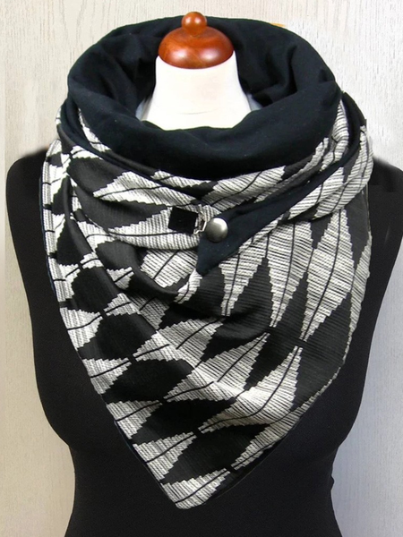 

Unisex Casual Scarves & Shawls, Black, Scarfs