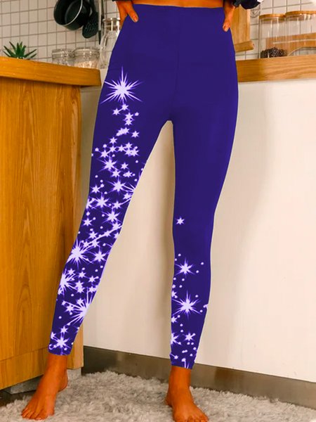Stella Magro Pantaloni, Viola, Leggings