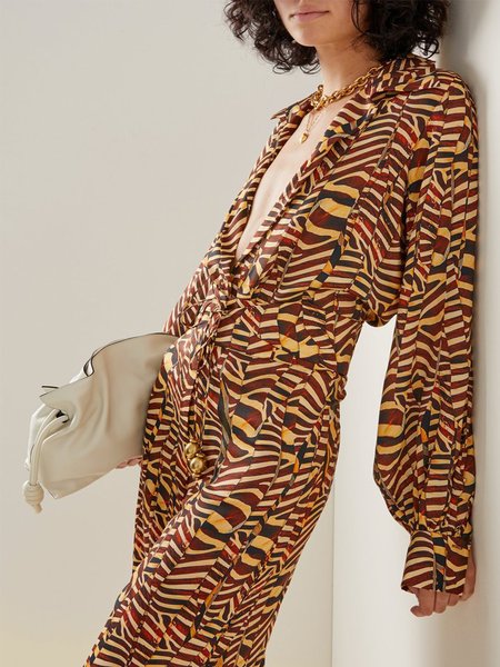 

Vintage,Elegant V Neck Shirts Geometric & Top, As picture, Blouses and Shirts