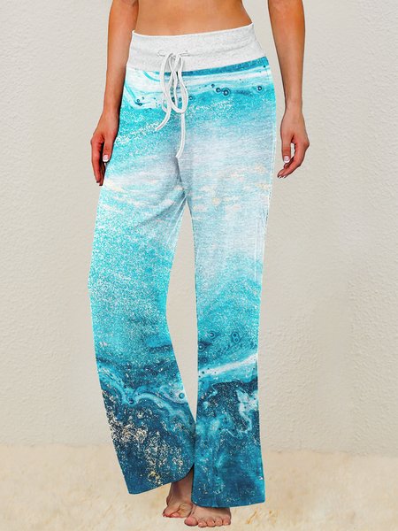 

Abstract Ocean Daily Pants, Blue, Pants