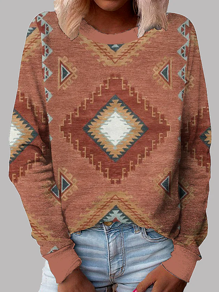 

Tribal Vintage Crew Neck Sweatshirt, Nudepink, Sweatshirts & Hoodies