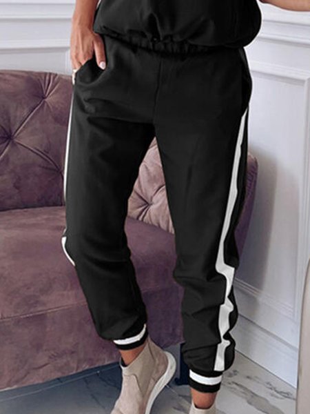 

Sporty Plain Pants（accessory not included）, Black, Pants