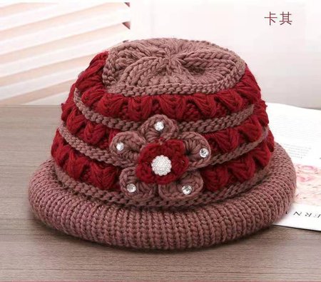 

Vintage Flower Hats, Pink, Hats